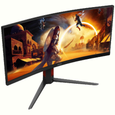 Монiтор 21.5" AOC CU34G4 Black/Red
