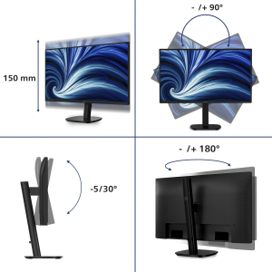Монiтор 27" Philips 27B2N3500/00 Black