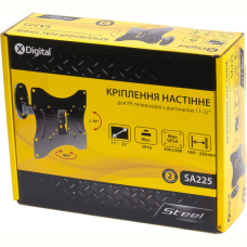 Кронштейн настінний X-Digital STEEL SA225 Black