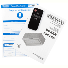 Витяжка Eleyus BOXER 800 LED 52 WH