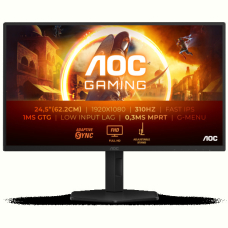 Монiтор 24.5" AOC 25G4SXU Black
