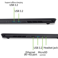 Ноутбук Acer Nitro V 16S ANV16S-71-5024 (NH.U27EU.009) Obsidian Black