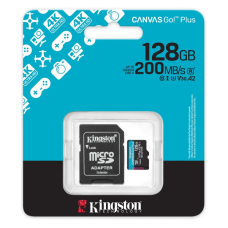 Карта пам'яті Kingston microSD 128GB C10 UHS-I U3 A2 V30 + SD (SDCG4/128GB)