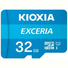Карта пам'яті Kioxia Exceria microSDHC 32GB Class 10 UHS I (LMEX1L032GG2) + SD адаптер