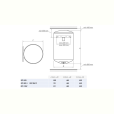 Водонагрівач Tesy DRY 50V