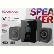 Акустика Defender 2.1 V12, 11Вт USB (65212)
