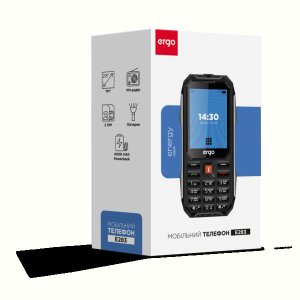Мобільний телефон ERGO E283 Dual Sim Black