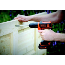 Шурупокрут Black&Decker BDCDD12, 10.8V, 26Нм, Li-Ion