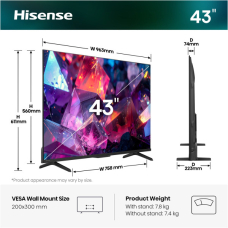 LED-телевізор Hisense 43E7S PRO 