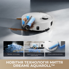 Робот-пилосос Dreame Aqua 10 Roller Black 