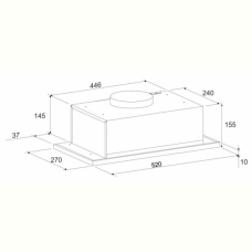 Витяжка Eleyus INTO 960 52 WH