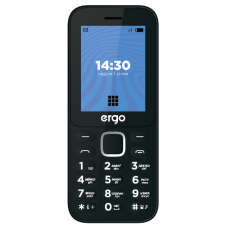Мобільний телефон ERGO E241 Dual Sim Black