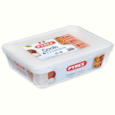 Форма з кришкою Pyrex Cook&Freez, 22х17х6 см