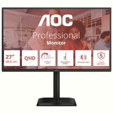 Монiтор 27" AOC Q27E4U Black