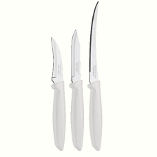 Набір ножів Tramontina Plenus light grey, 3 предмети
