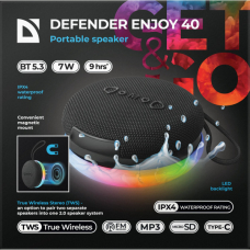 Портативна акустика Defender Enjoy 40 7Вт Black (65141) 