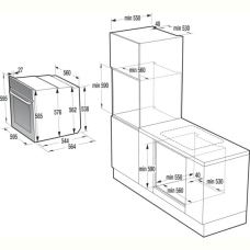 Електрична духова шафа Gorenje BO6737E02BG