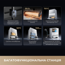 Робот-пилосос Dreame Aqua 10 Ultra Roller Complete Black 