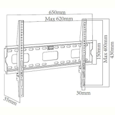 Кронштейн настінний X-Digital STEEL SF405 Black