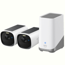 IP-камера Eufy E40 - 2-Cam Kit + HomeBase S380 2K, NV, PV, AI White