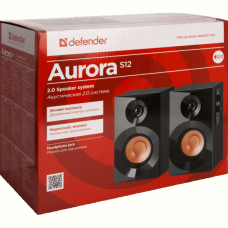 Акустика Defender 2.0 Aurora S12 12W дерево (65415)
