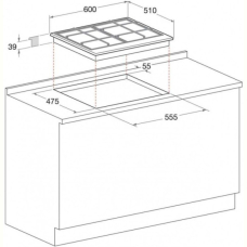 Газова варильна поверхня Whirlpool GMT 6422 AN