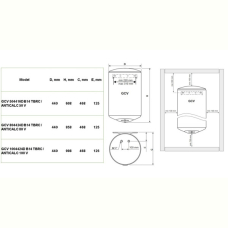 Водонагрівач Tesy GCV 504416D B14 TBRC / ANTICALC 50 V